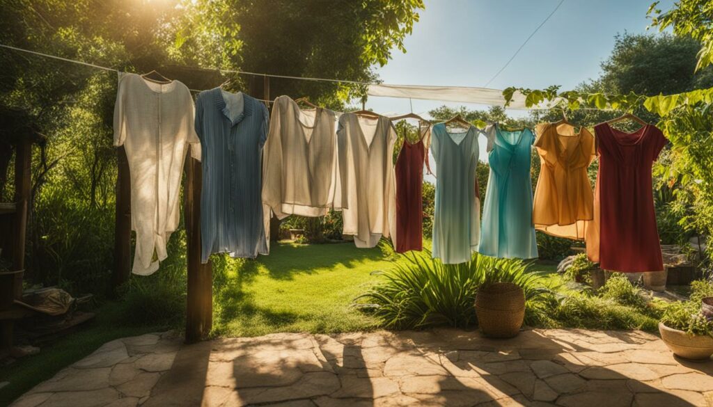 Alternative methods for drying clothes