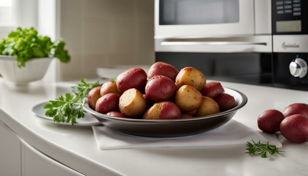 Easy Red Potatoes in the Microwave
