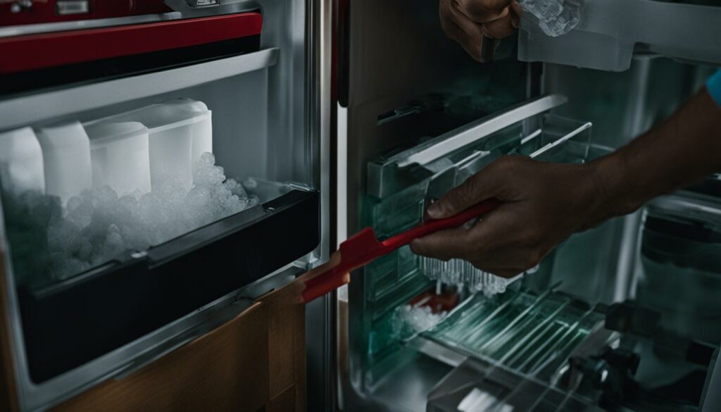 GE refrigerator ice maker replacement