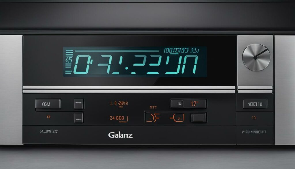 Galanz Microwave Time Setting Menu