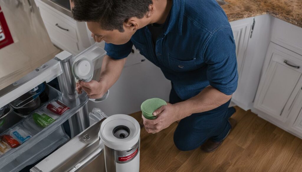 KitchenAid refrigerator water filter reset instructions
