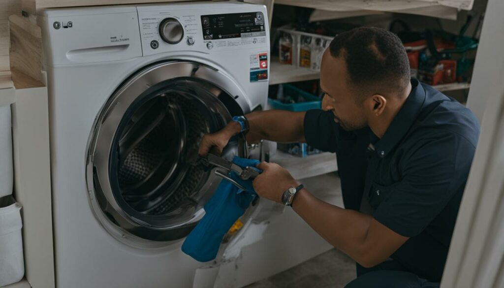 LG washer maintenance