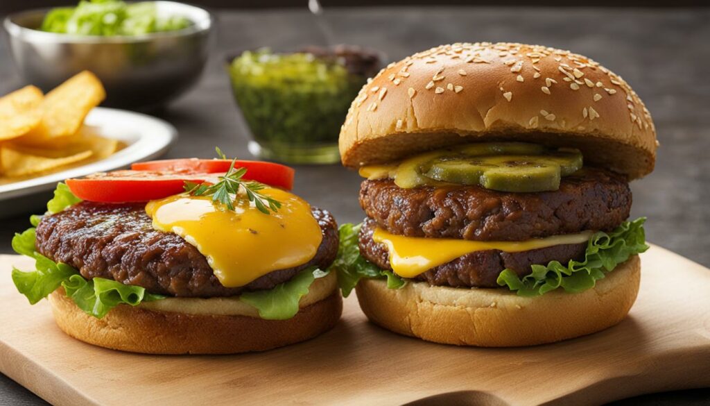 Microwave Burger vs Homemade Burger