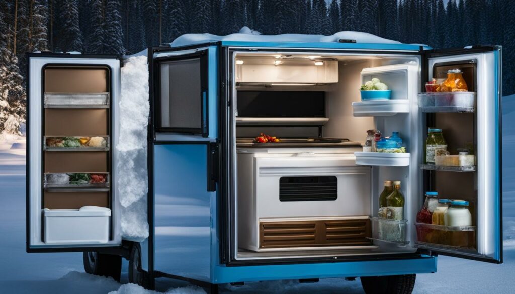 Norcold fridge freezing