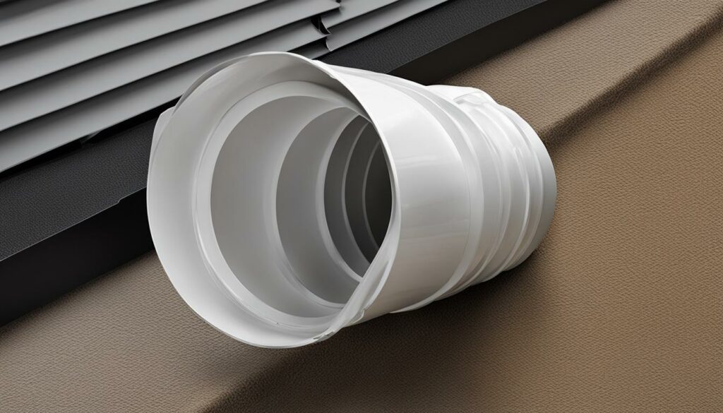 PVC duct for dryer vent