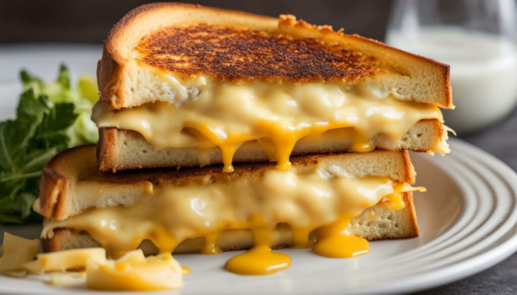Perfect Microwave Grilled Cheese