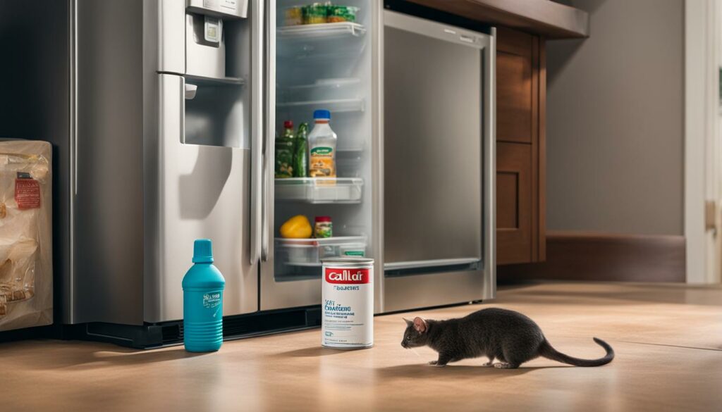Preventing mice in fridge