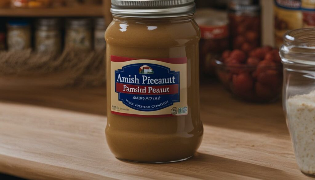 Properly Sealed Container for Amish Peanut Butter