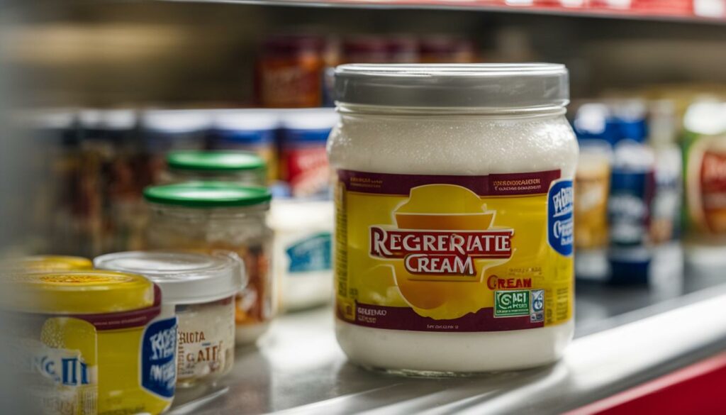 Refrigerated Marshmallow Cream