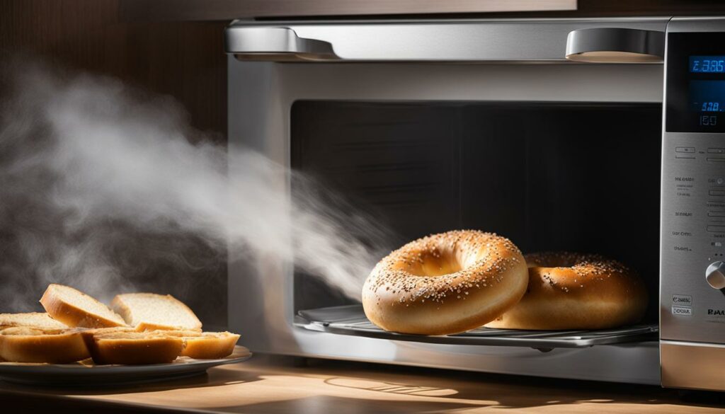 Reheating Bagels in the Microwave
