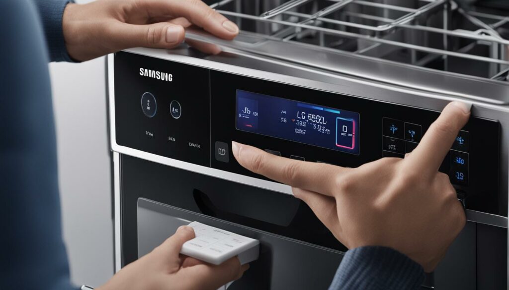 Samsung dishwasher LC error code troubleshooting