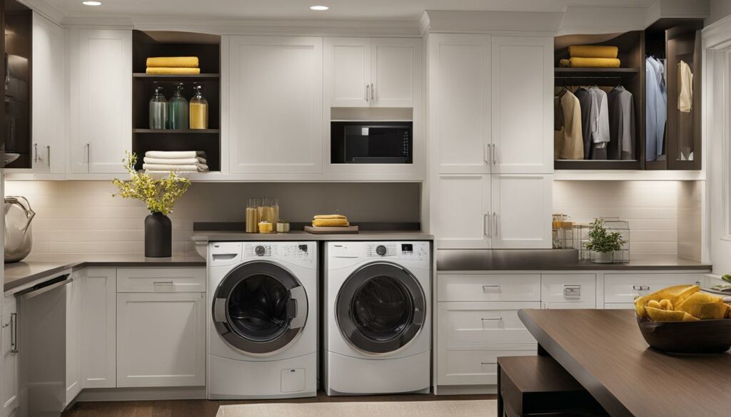 Secure storage for washer and dryer