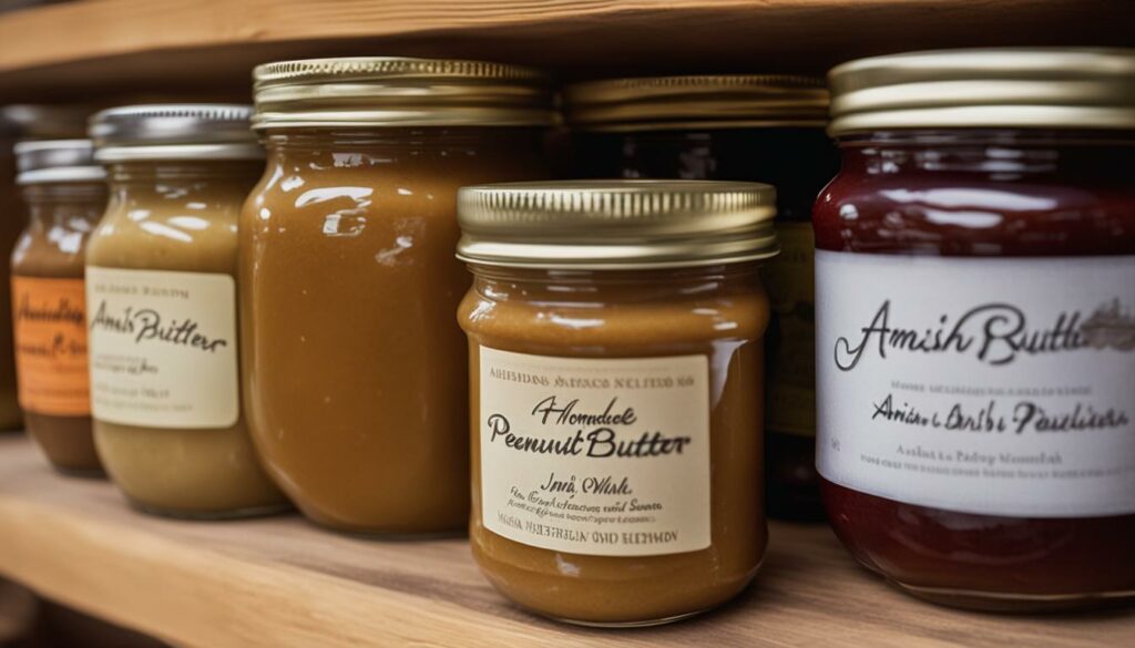 Storing Homemade Amish Peanut Butter