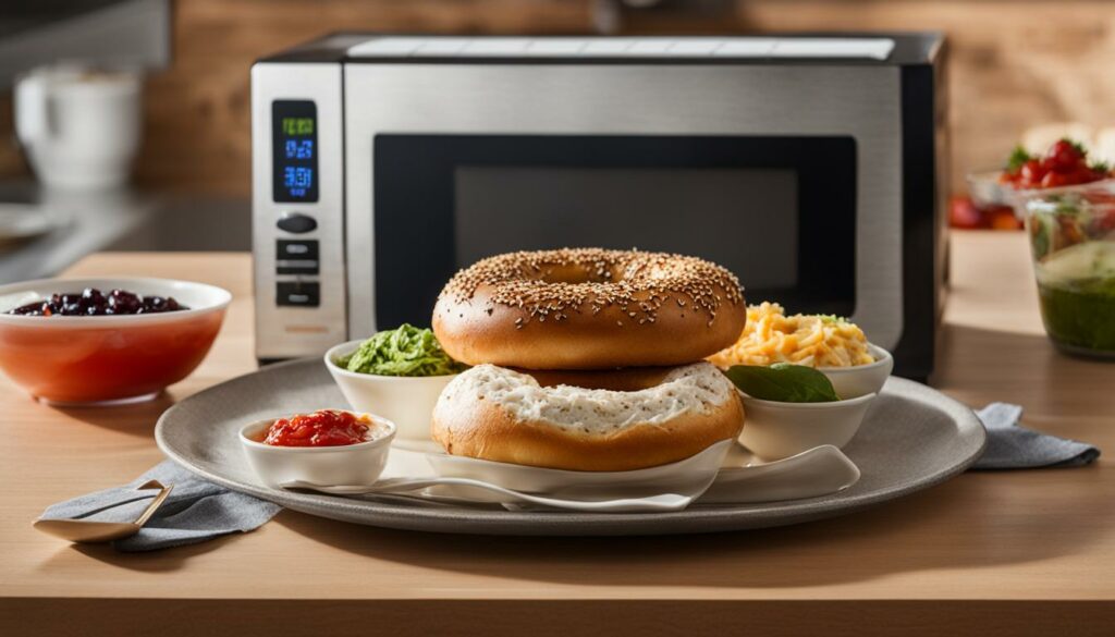 Tips for microwaving bagels