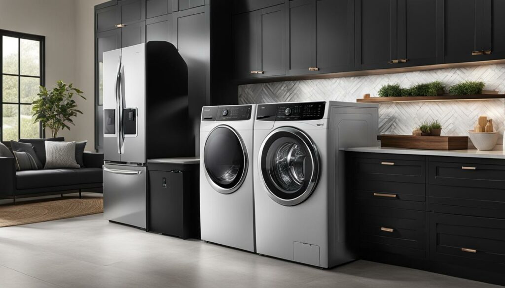 Washer and Dryer with Smart Features