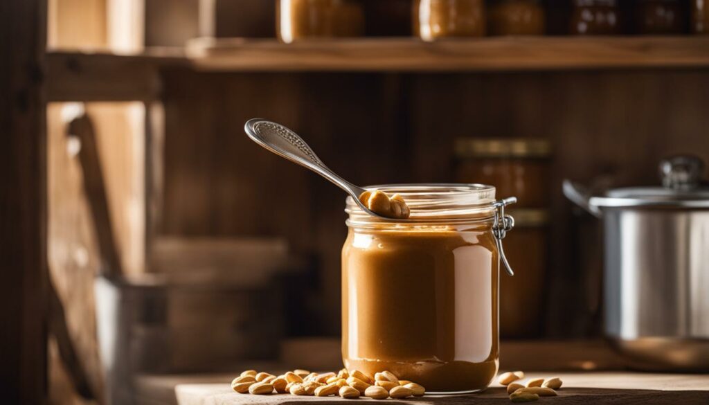 amish peanut butter storage