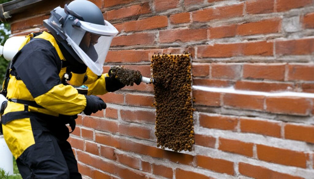 bee control for dryer vent
