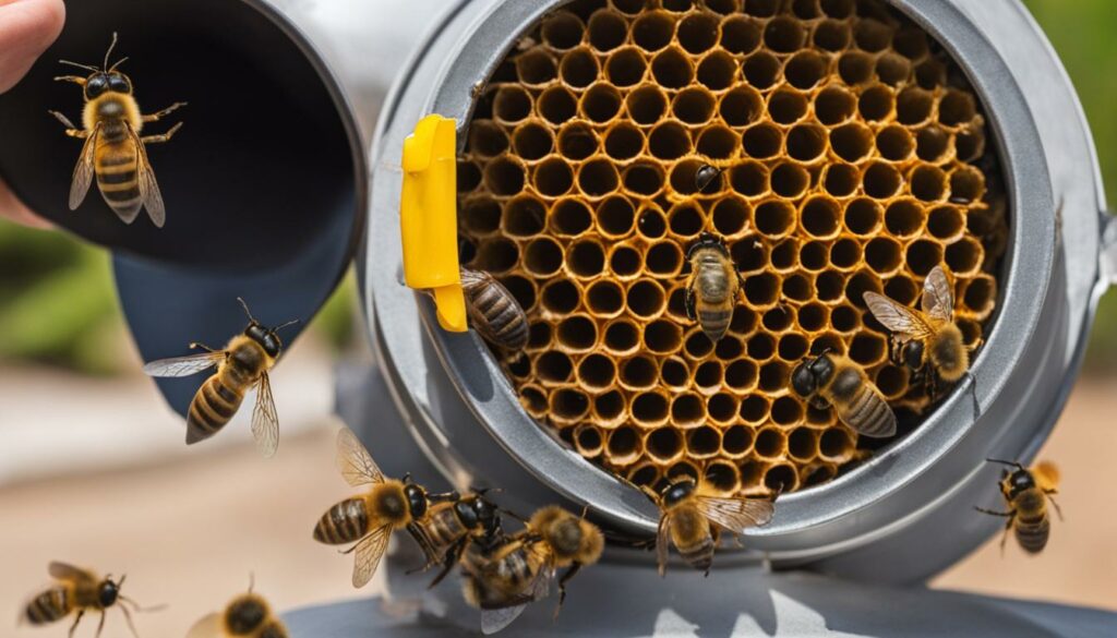 bee extermination in dryer vent