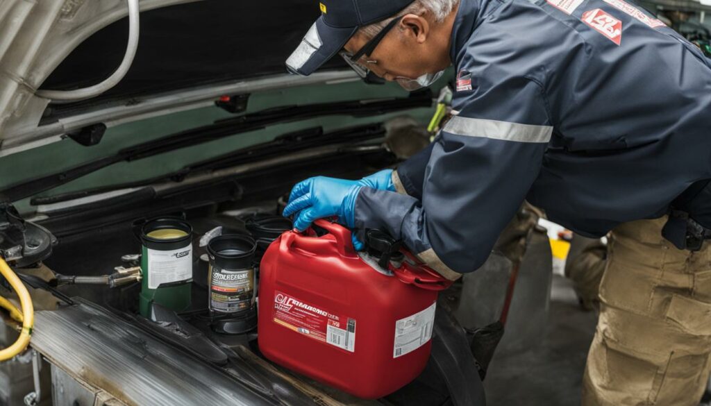 best practices for disposing of refrigerant oil