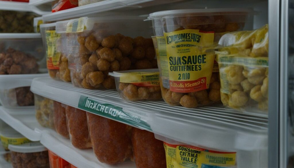 best practices for storing sausage balls
