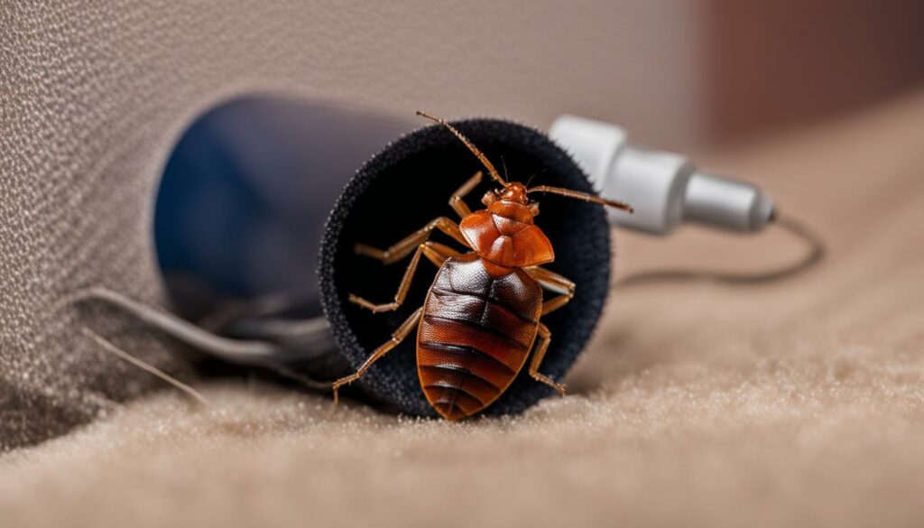 blow dryer used for bed bug treatment