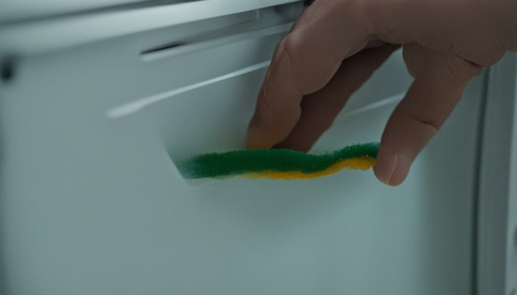 clean refrigerator drain