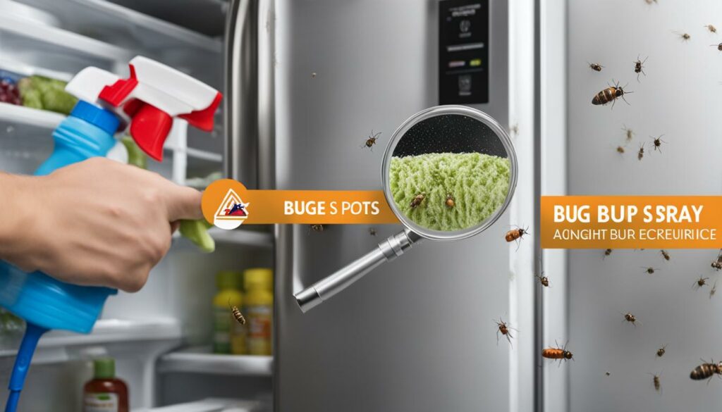 cleaning hacks for bug infested fridge