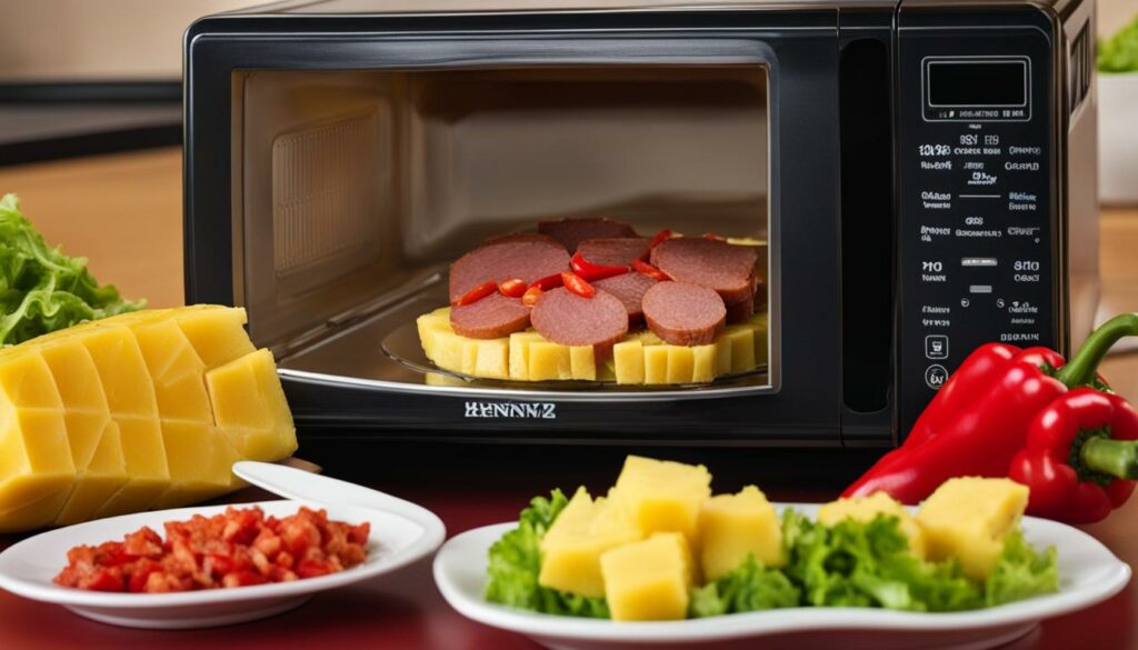 cooking spam in microwave