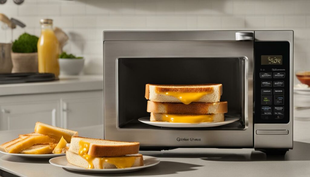 easy microwave grilled cheese recipe