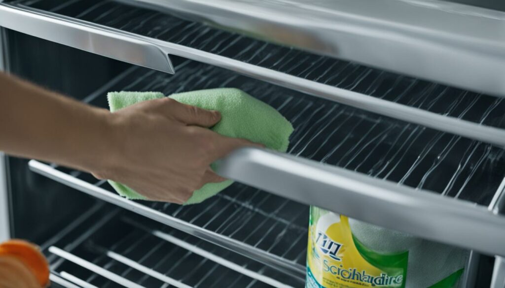effective cleaning methods for frigidaire refrigerator shelves
