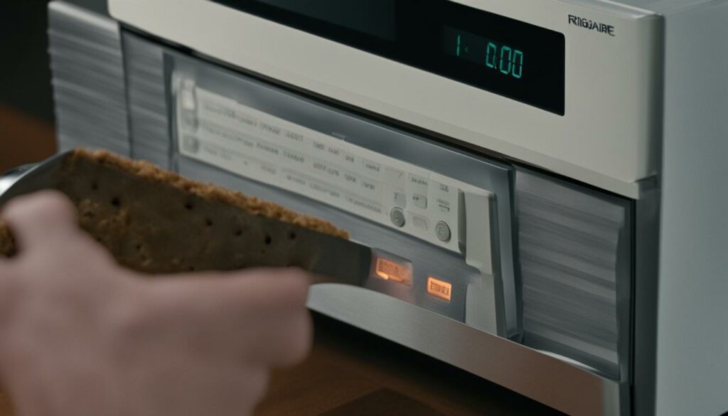 frigidaire microwave clock reset