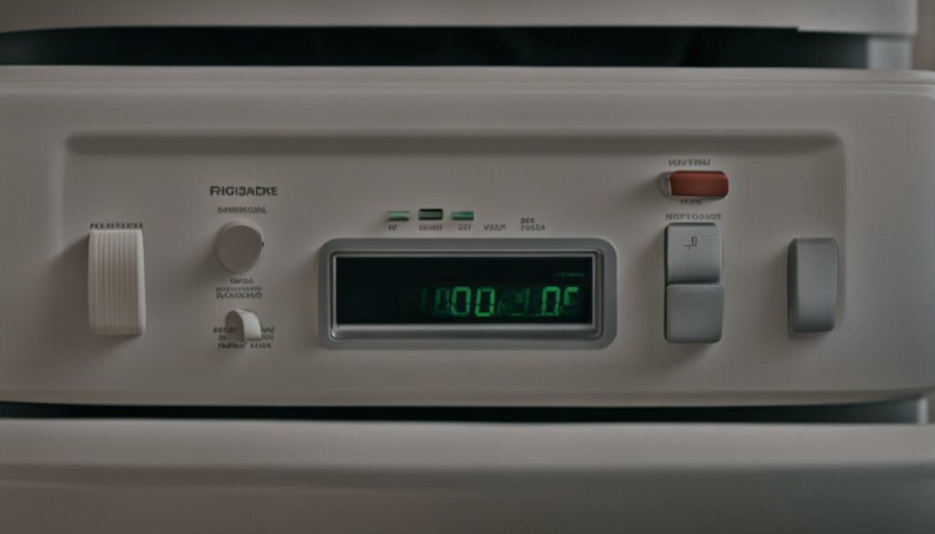 frigidaire refrigerator alarm mute button