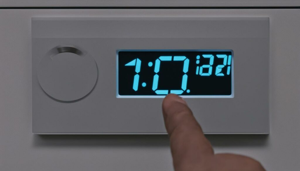 galanz microwave clock setting