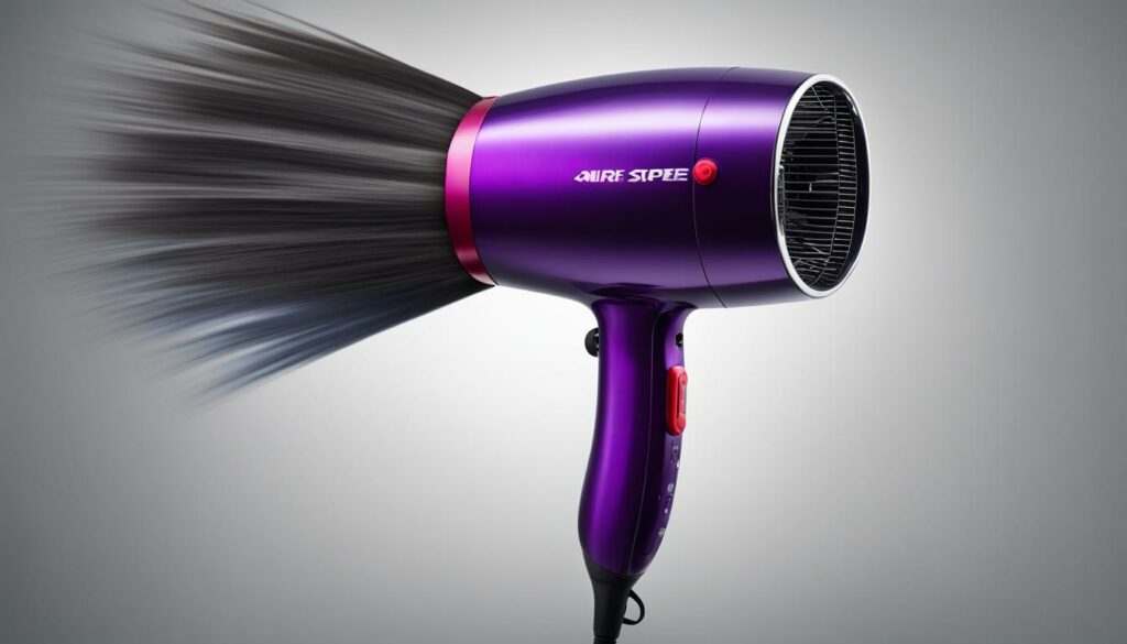 hair dryer airflow and airspeed