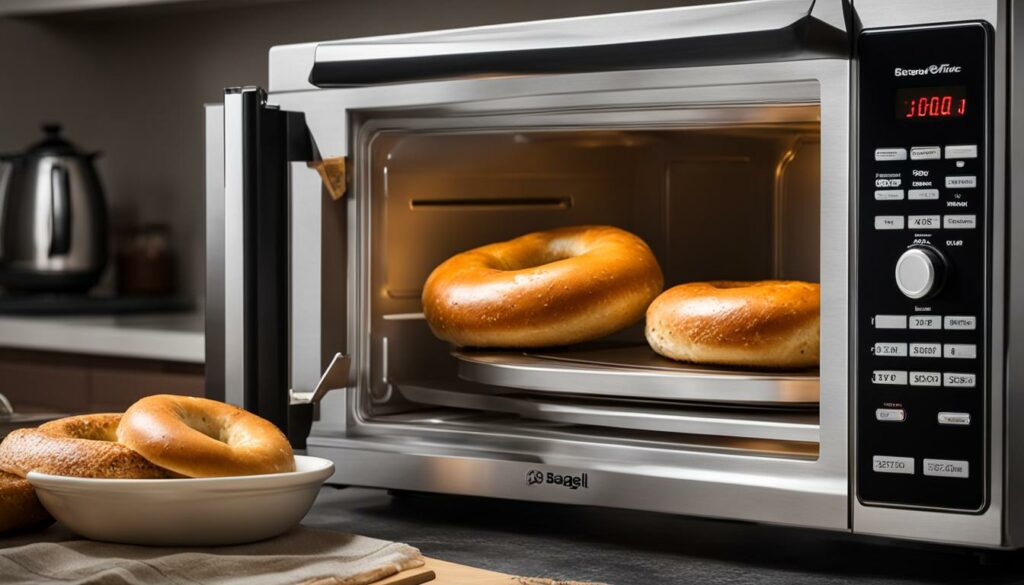 how long to microwave a bagel