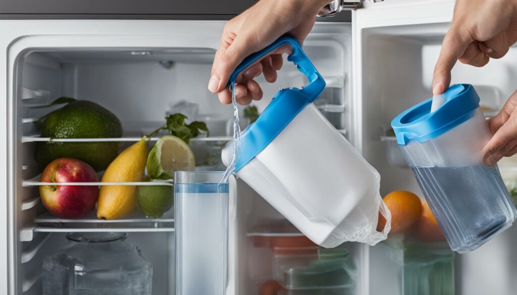 how to change your refrigerator water filter