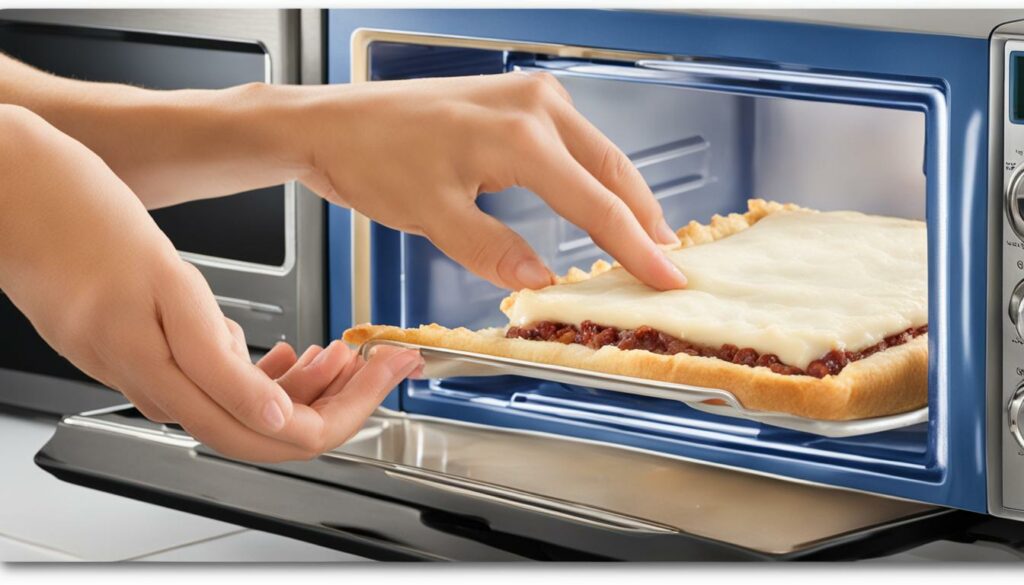 how to cook toaster strudel in microwave