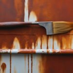 how to paint a refrigerator with rust
