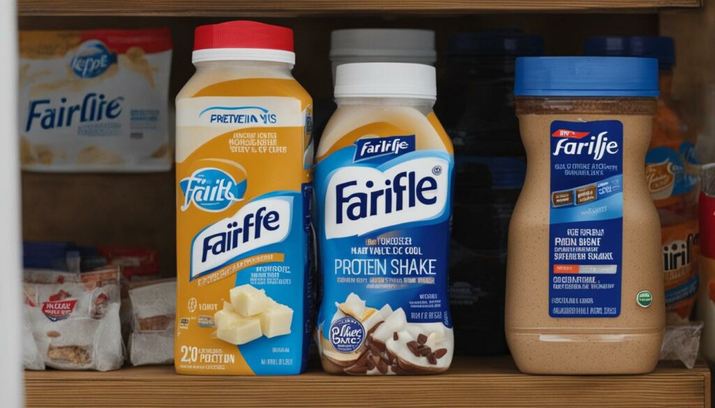 how to store fairlife protein shakes