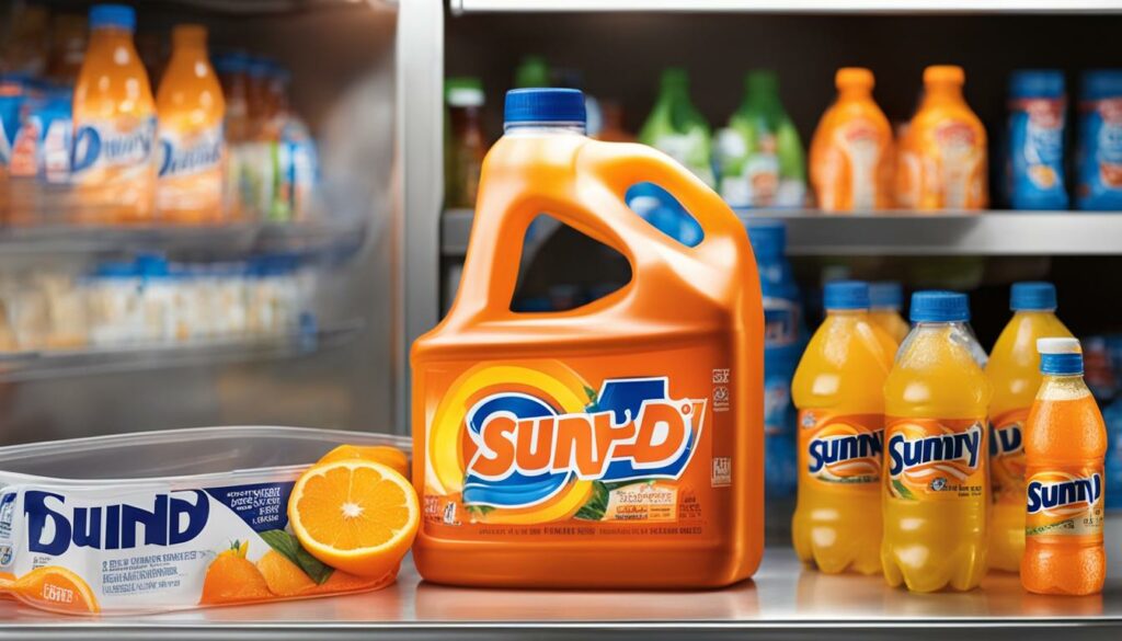 how to store sunny d