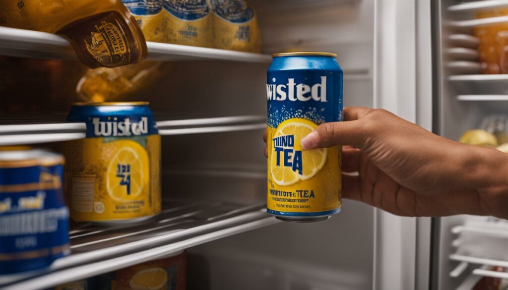 how to store twisted tea