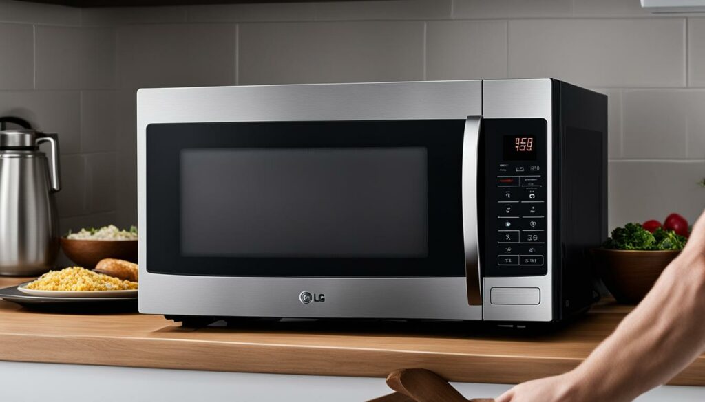 how to unlock lg microwave