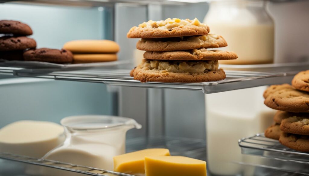keep crumbl cookies fresh in the fridge
