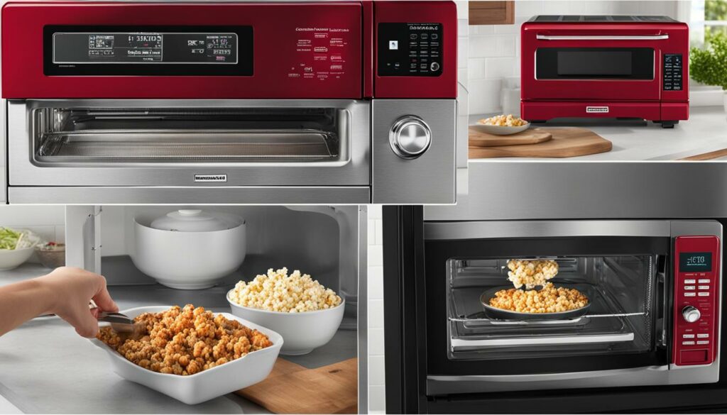kitchenaid microwave oven combo functions