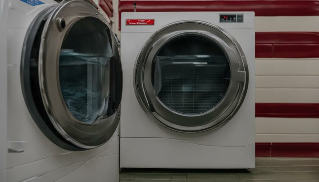 laundromat dryer and home dryer