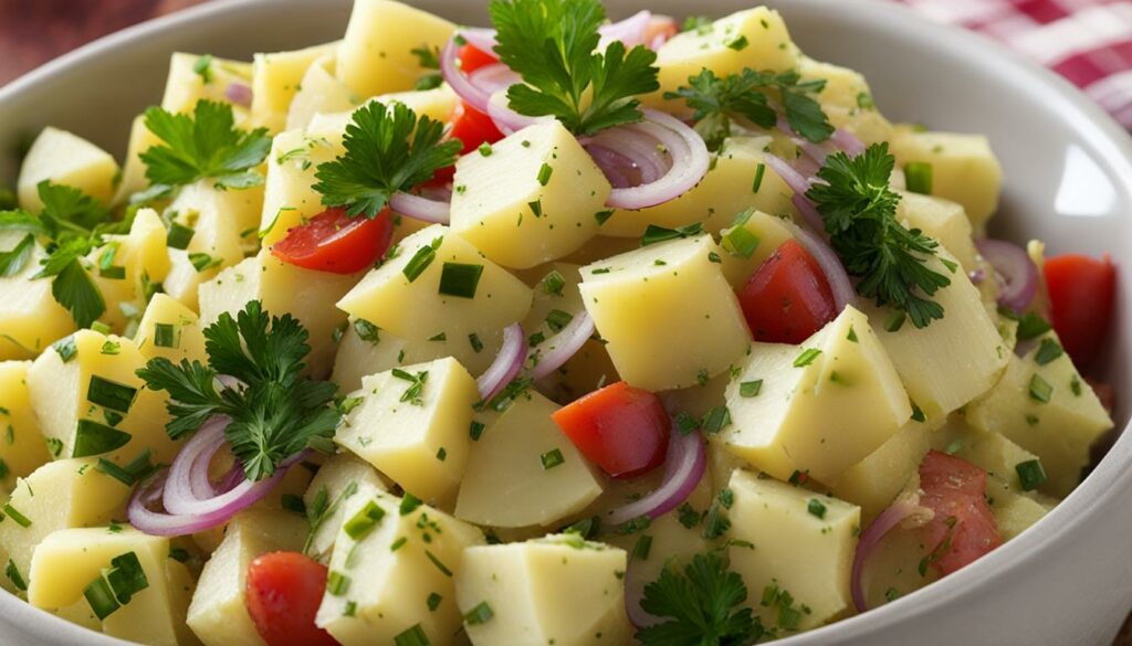 microwavable potato salad