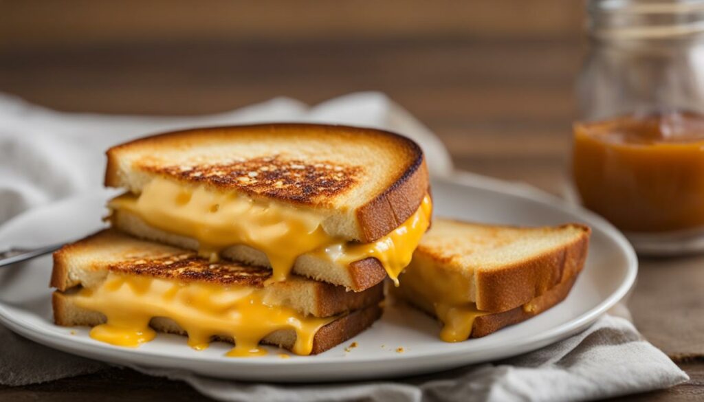 microwave grilled cheese sandwich