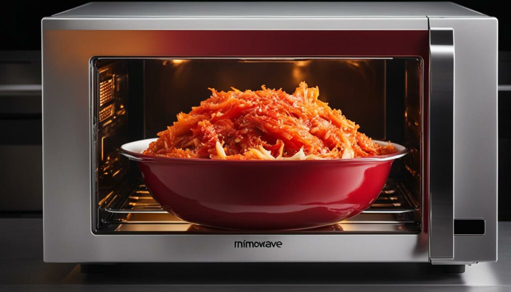 microwave kimchi