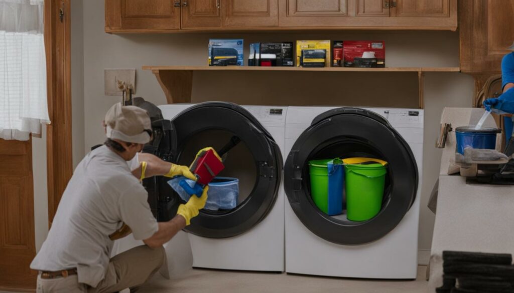 preparing your washer and dryer for painting