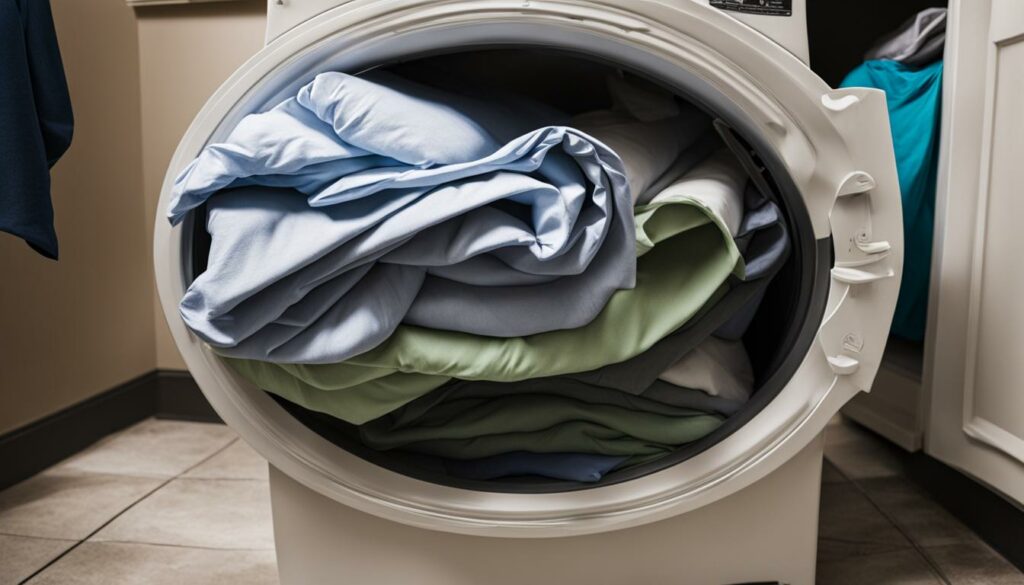 prevent sheets from tangling in dryer